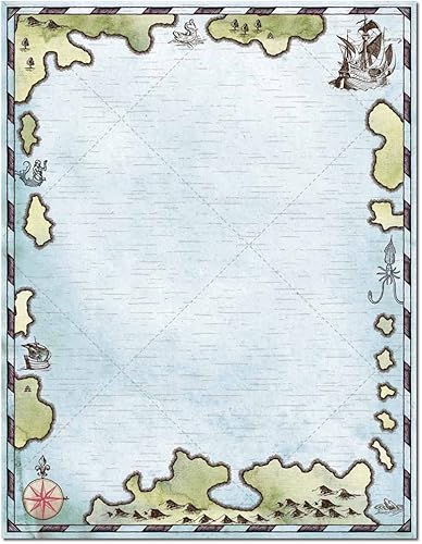 Mapa del tesoro papel láser y impresora de inyección de tinta de papel, Azul 100