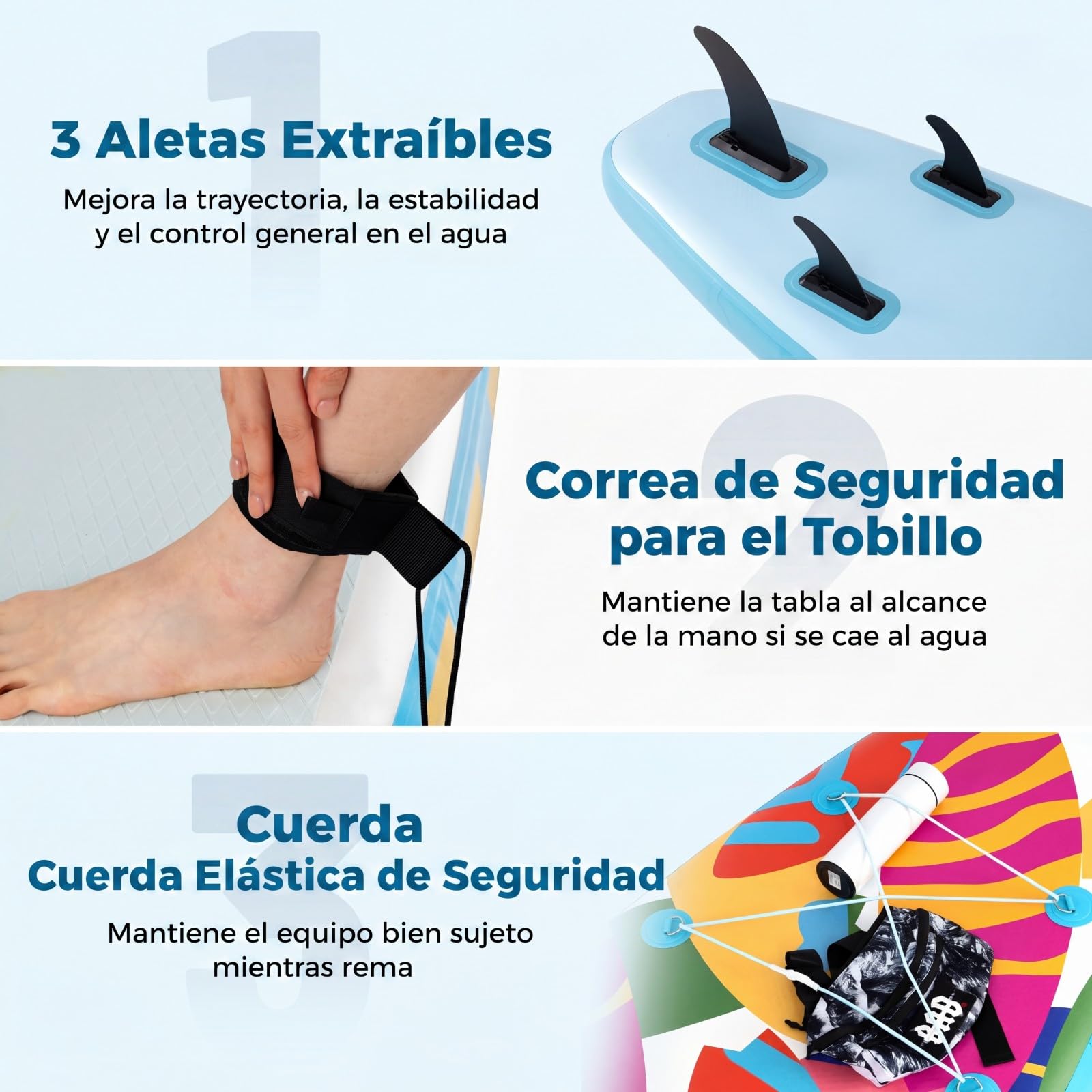 COSTWAY Tabla Paddle Surf Hinchable, Stand Up Paddle Board Inflable con Remo, 3 Aletas, Bomba Manual, Mochila de Viaje, 336 cm Padel Surf para Jovenes y Adultos, Soporta hasta 160 kg
