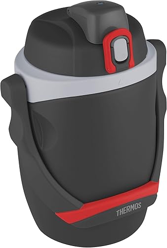 Miniatura 3 de Thermos Botella de hidratación aislada de espuma de 64 onzas, color negro