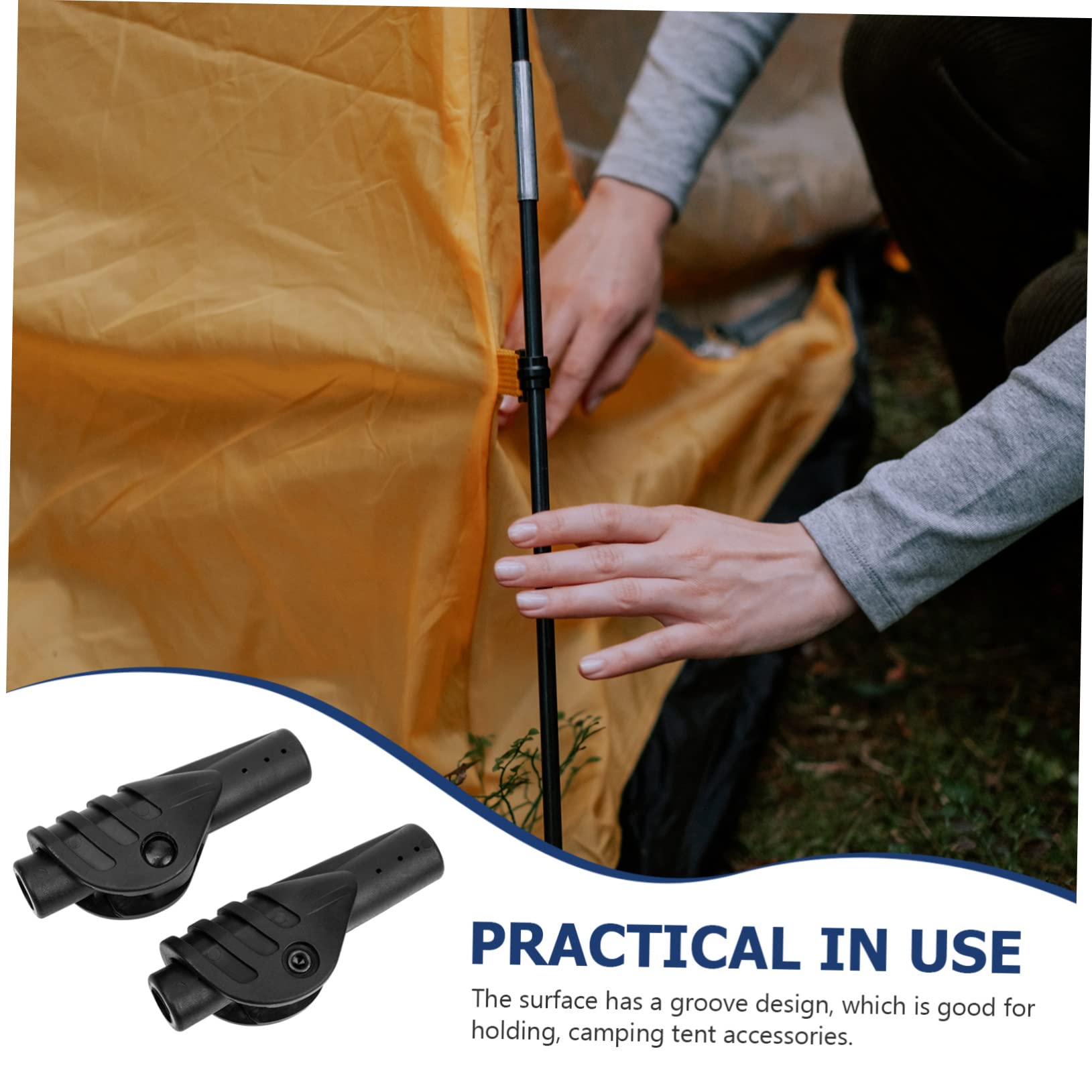 TOYANDONA Connecteurs De Poteaux De Soutien pour Tente Joints De Réparation DIY pour Camping Et Activités Extérieures Matériau Et Durable Et Portables