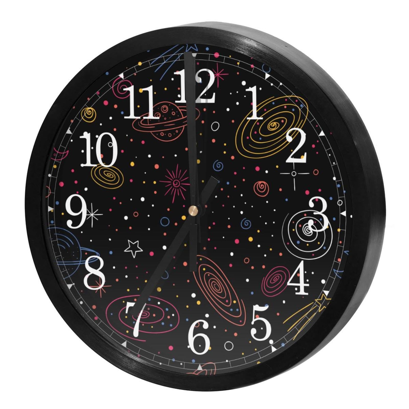 Horloge murale sans tic-tac mécanisme à quartz de précision pour un sommeil préservé