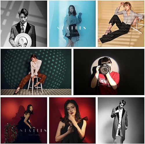 Miniatura 8 de Soonpho Bowens Mount Kit de Snoot cónico para flash Speedliteluz estroboscópicaluz LED de fotografía, 5 filtros de color y 15 tarjetas gráficas