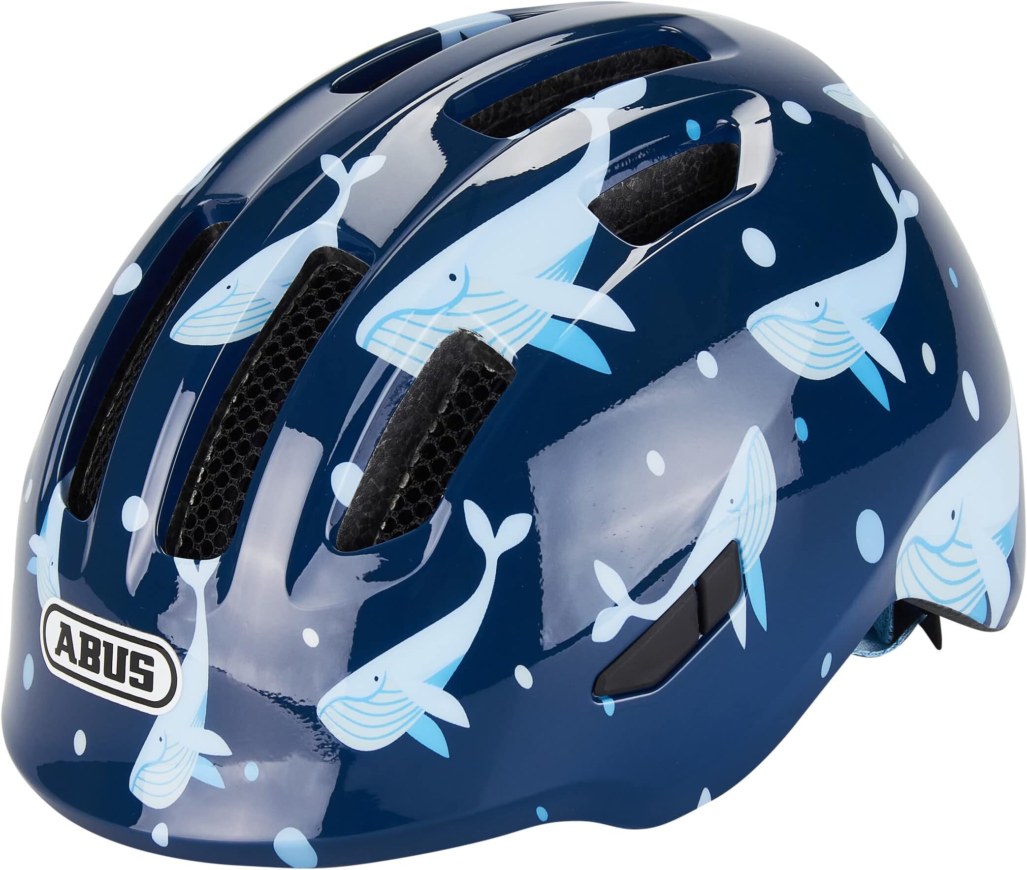 ABUS Smiley 3.0 children's helmet - bike helmet with a low fit, child-friendly designs & space for a pigtail - for girls and boys