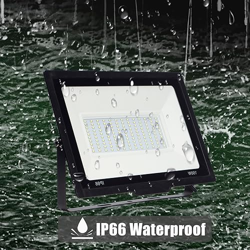 Miniatura 19 de Luz de inundación LED de 240 W para exteriores, superbrillante, 36000 lm, 1500 W, equivalente a 100 – 277 V, certificación ETL IP66 impermeable