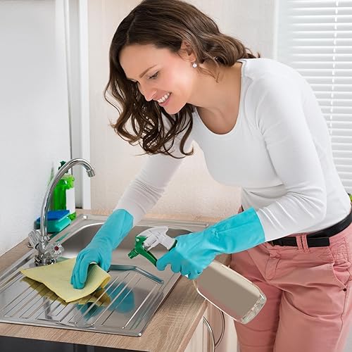 Miniatura 17 de Hushee Paquete de 48 boquillas de pulverización de gatillo de repuesto de 28-400, rociador de botellas resistente para uso doméstico industrial