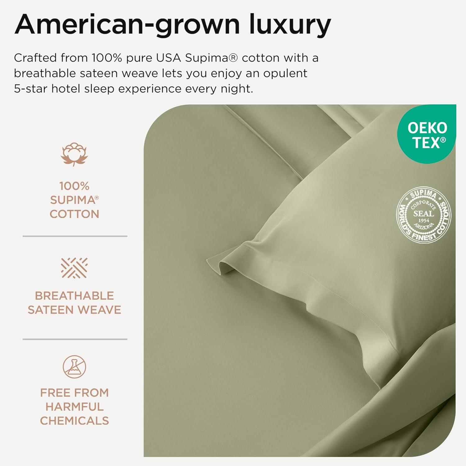 Threadmill King Size Pillow Cases Set of 2 | 656 Thread Count 100% Certified Supima Cotton Pillow Covers | Luxury Smooth Hotel Quality Pillow Protectors |Sateen Weave | Dark Grey Pillow Cases