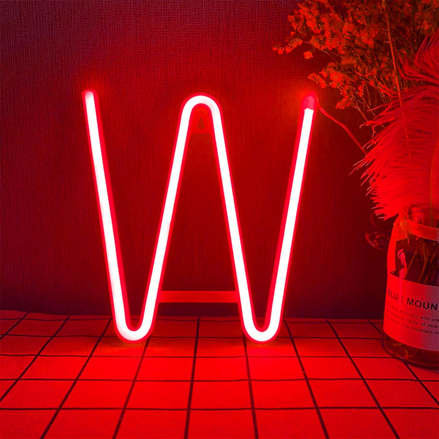 LED Marquee Letter Lights, Light Up Letters Glitter Alphabet Letter Sign Battery Powered for Night Light Birthday Party Wedding Girls Gifts Home Bar Christmas Decoration