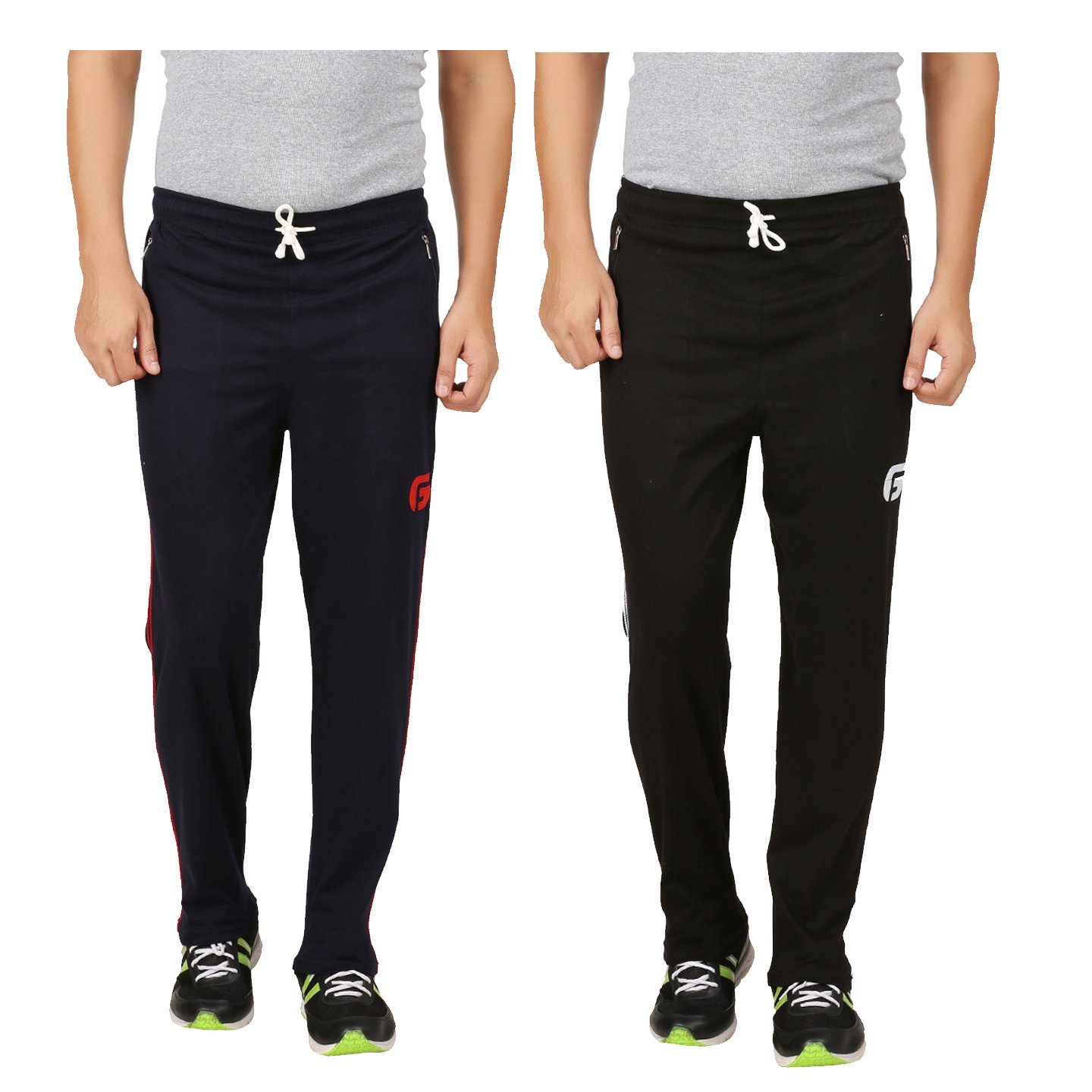 tirupur guidefashion Guide Fashion Branded Cotton Men and Women Sports and Casual Track Pants Pack of 2-picture-14