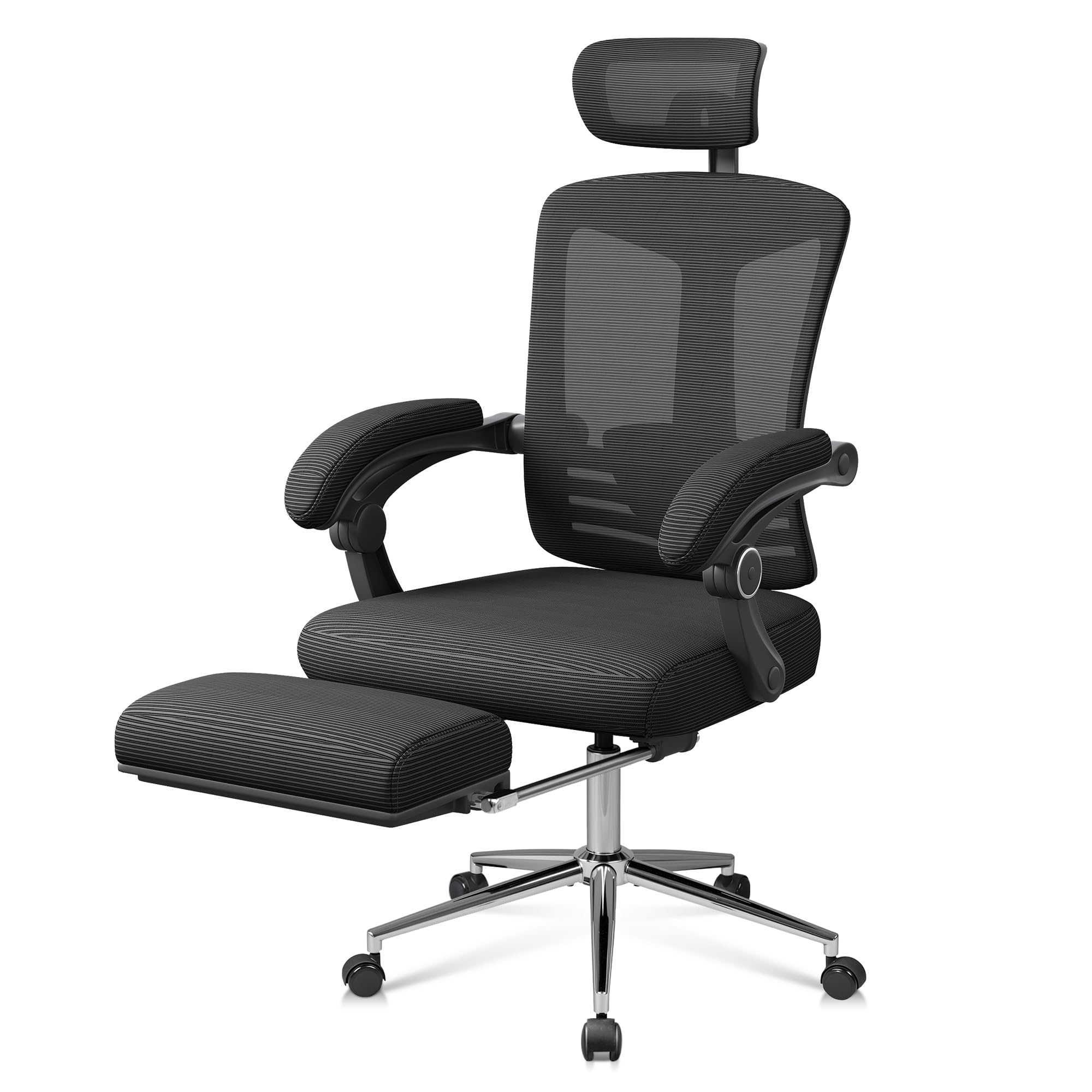 Amazon.com: DEVAISE Ergonomic Mesh Office Desk Chair with Footrest