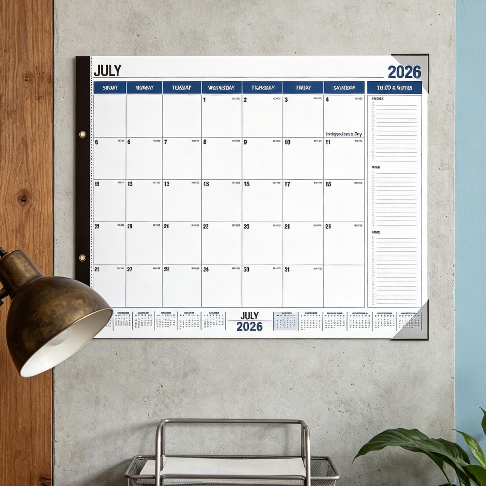 Calendario da Scrivania 2026-2027 Pianificatore Per La Gestione Del Di 18