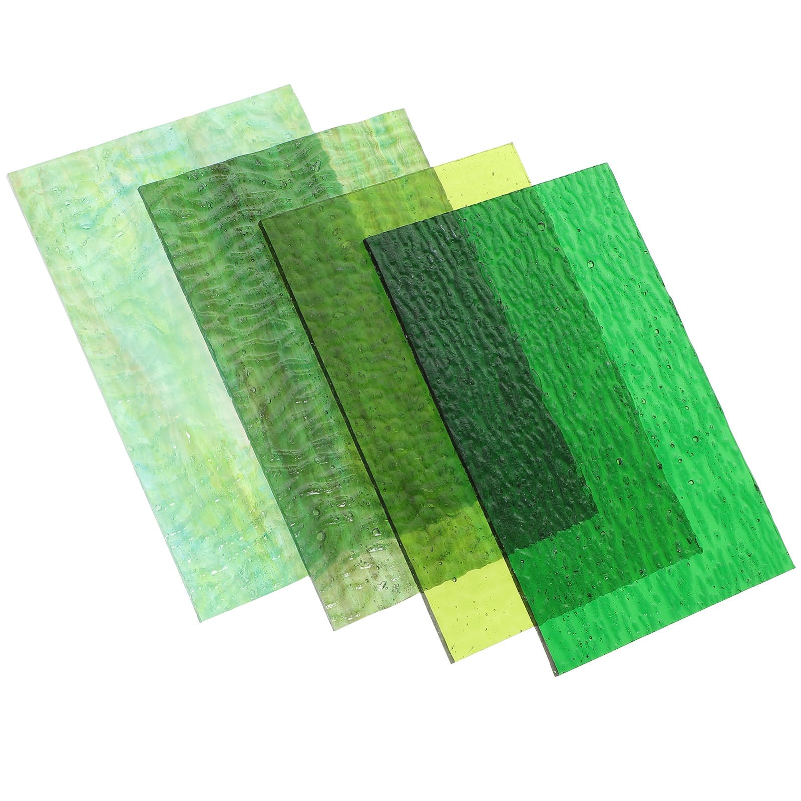 Material de Mosaico de Vidrio para Bricolaje, 4 Piezas, Coloridas
