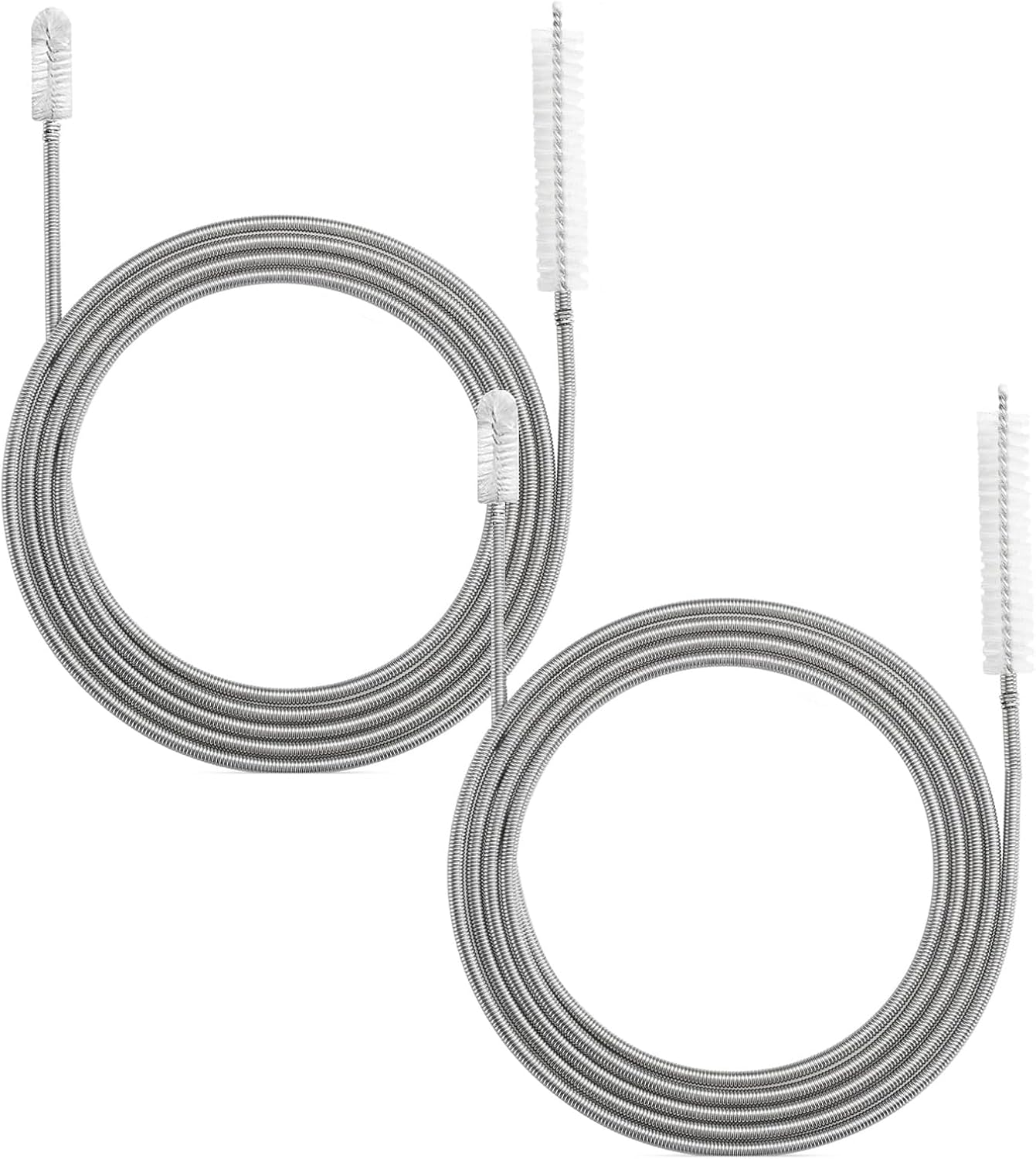 2 Pack 86 Inch Long Flexible Drain Brush, Sunroof Drain Cleaning Tool for Ice Maker, Refrigerator & AC Drain Line