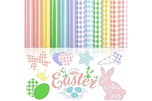 12-Sheet Easter Heat Transfer Vinyl: Add Festive Flair to Your Creations