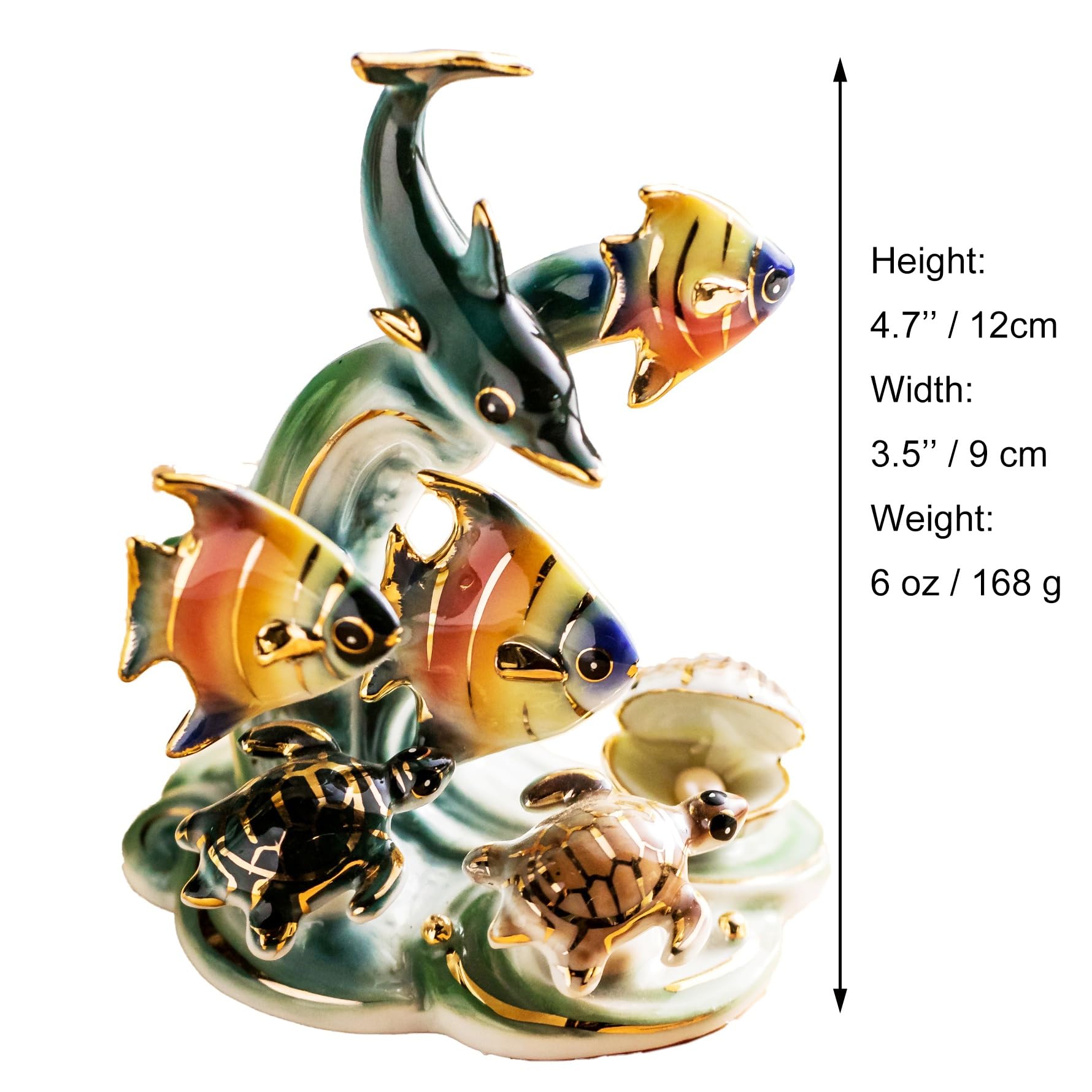 魚　置物　陶磁器 楽天市場】陶器製 魚 置物の通販