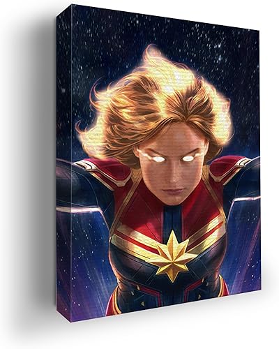 Miniatura 144 de MAVIS PRINT Dead Poool - Decoración de pared Marval de 12 x 16 pulgadas, impresión HD y marco de madera, decoración moderna de pared para Annt