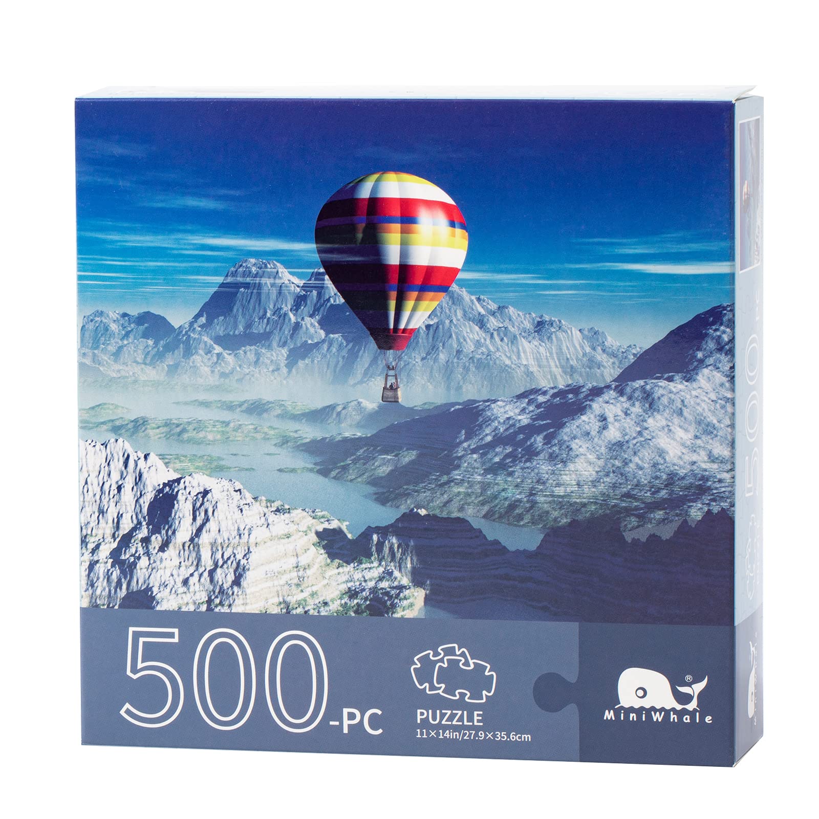 Jigsaw Puzzles 500 Piece Hot Air Balloon Large Adult Jigsaw, Fun Family Game Intellective Educational Toy,Unique Design DIY Home Decoration