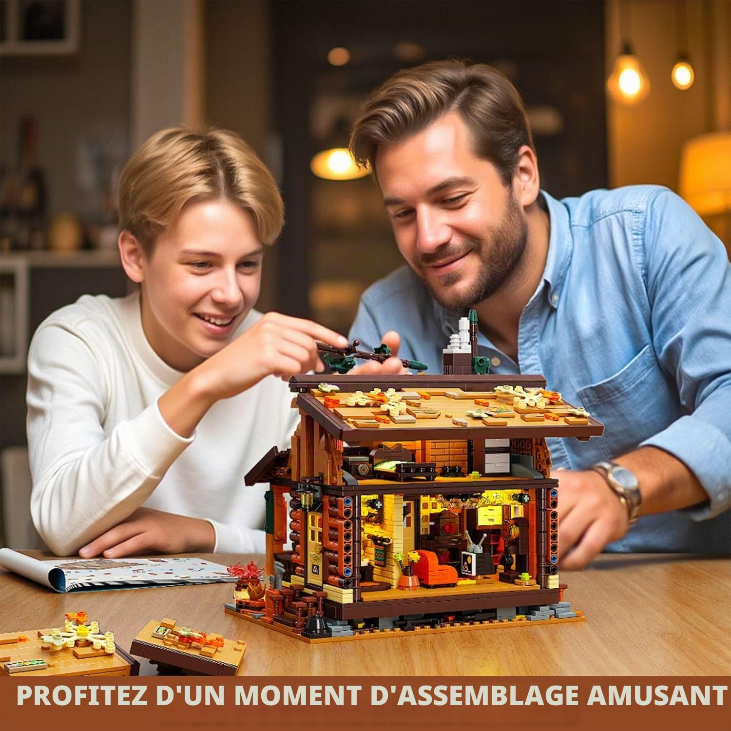 TYCOLE Automne Cabane Maison Construction Set 1969 Pièces