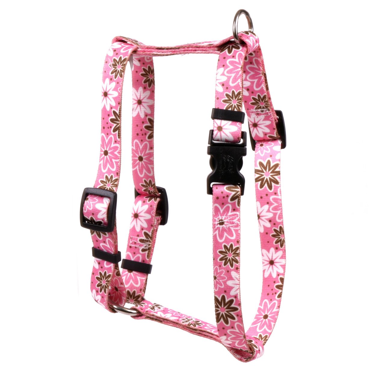 Amazon.com : Yellow Dog Design Daisy Chain Pink Roman Style H Dog Harness  Fits Chest of 8 to 14", X-Small/3/8 : Pet Supplies