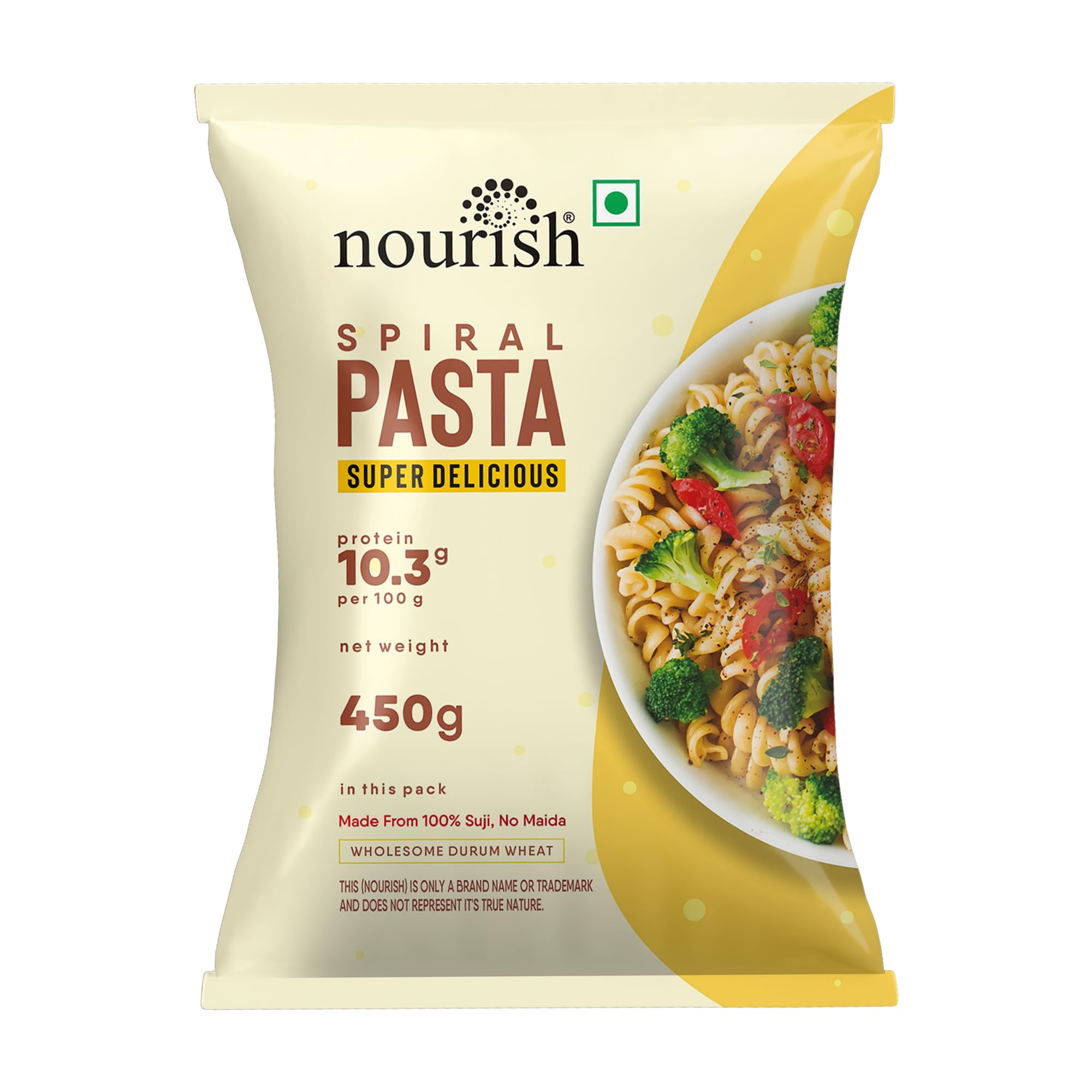 Nourish Spiral Pasta 450g Pack | 100% Suji No Maida | Zero Cholesterol | Healthy Breakfast | Instant Food | Ready to Cook | Pack Of 1-image-10