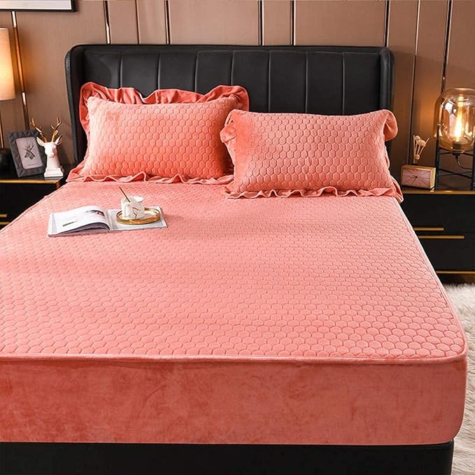 1枚シート 柔らかくふわふわのかわいい居心地の良い寝具 ベッドシーツ 洗濯機で洗える無地のベッドシーツ エクストラディープダブルシーツ30cm Srlxr0sqax Godawaripowerispat Com