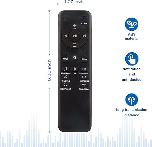 Miniatura 2 de Beyution VQB1760J Reemplazo de control remoto para JBL Bar 2.1 Bar 3.1 Bar 5.1 Sistema de cine en casa
