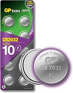 Piles CR2032 - Lot de 10 |GP Extra |Bouton Lithium CR 2032 3V- Haute Performance pour dispositifs Portables et médicaux, Porte-clés et balances : Amazon.fr: High-Tech