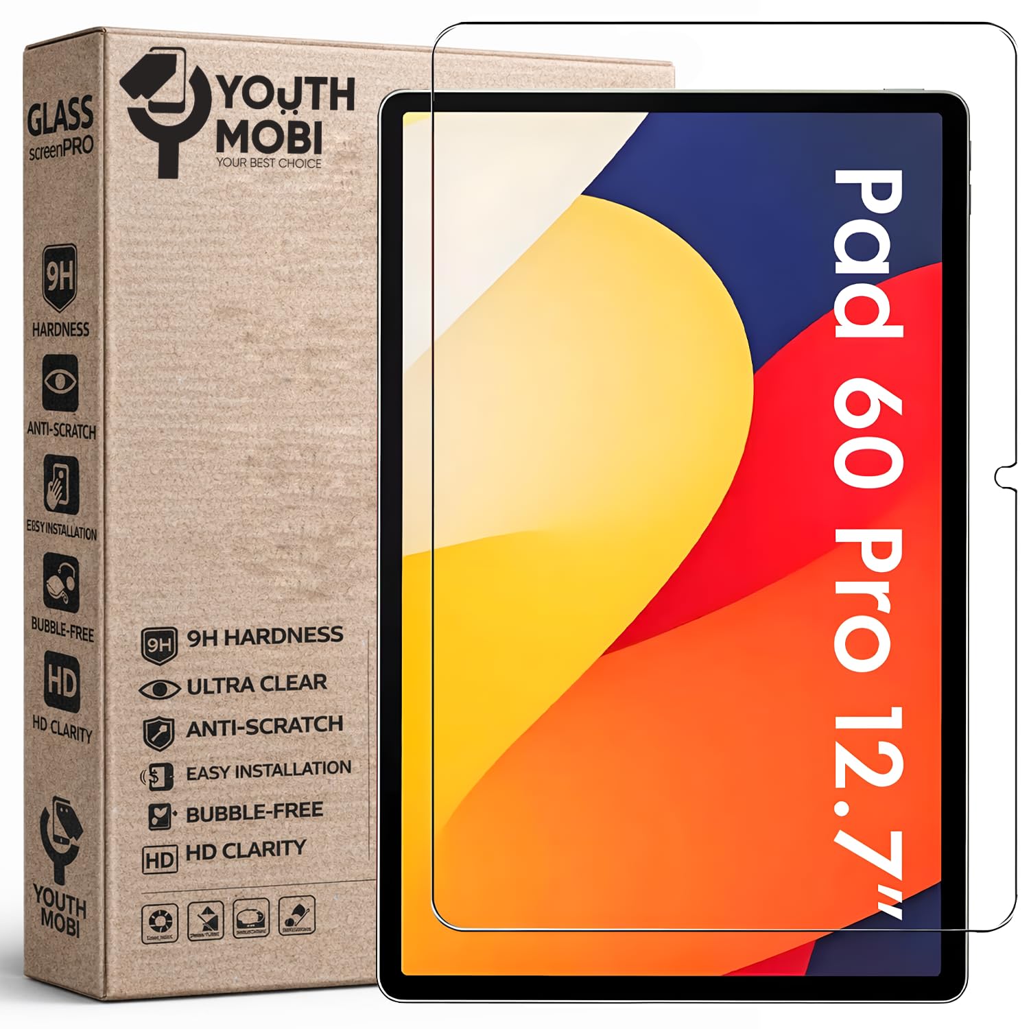 YOUTH MOBI Tempered Glass for Motorola Pad 60 Pro 12.7 inch Screen Protector Guard for Motorola Pad 60 Pro 12.7 inch-image-21
