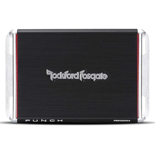 Rockford Fosgate PBR300X4 Punch BRT 300-Watt Ultra Compact 4-Channel Amplifier