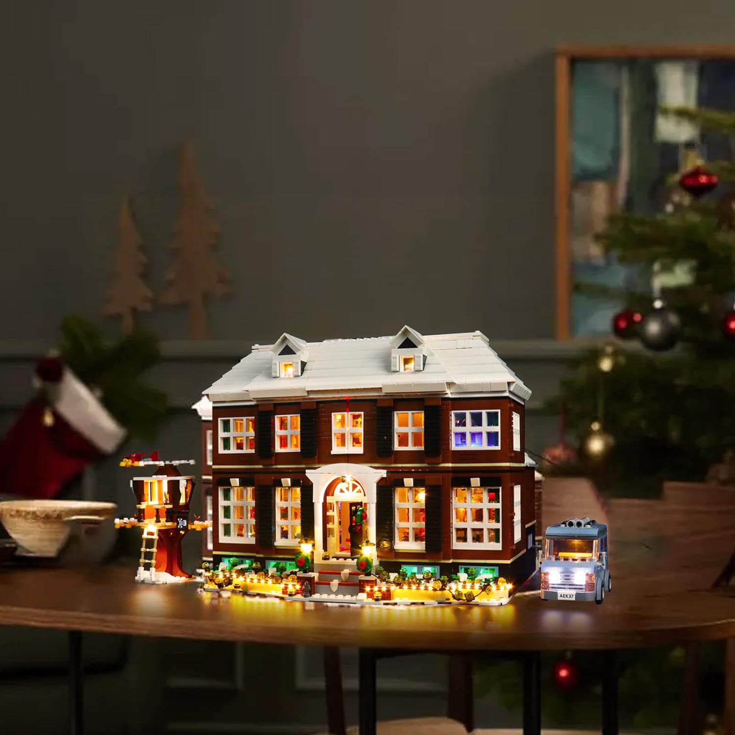 BrickBling LED Light Compatible with Lego Home Alone 21330 Building, Remote Control Lighting Kit Compatible with Lego 21330-No Model Included