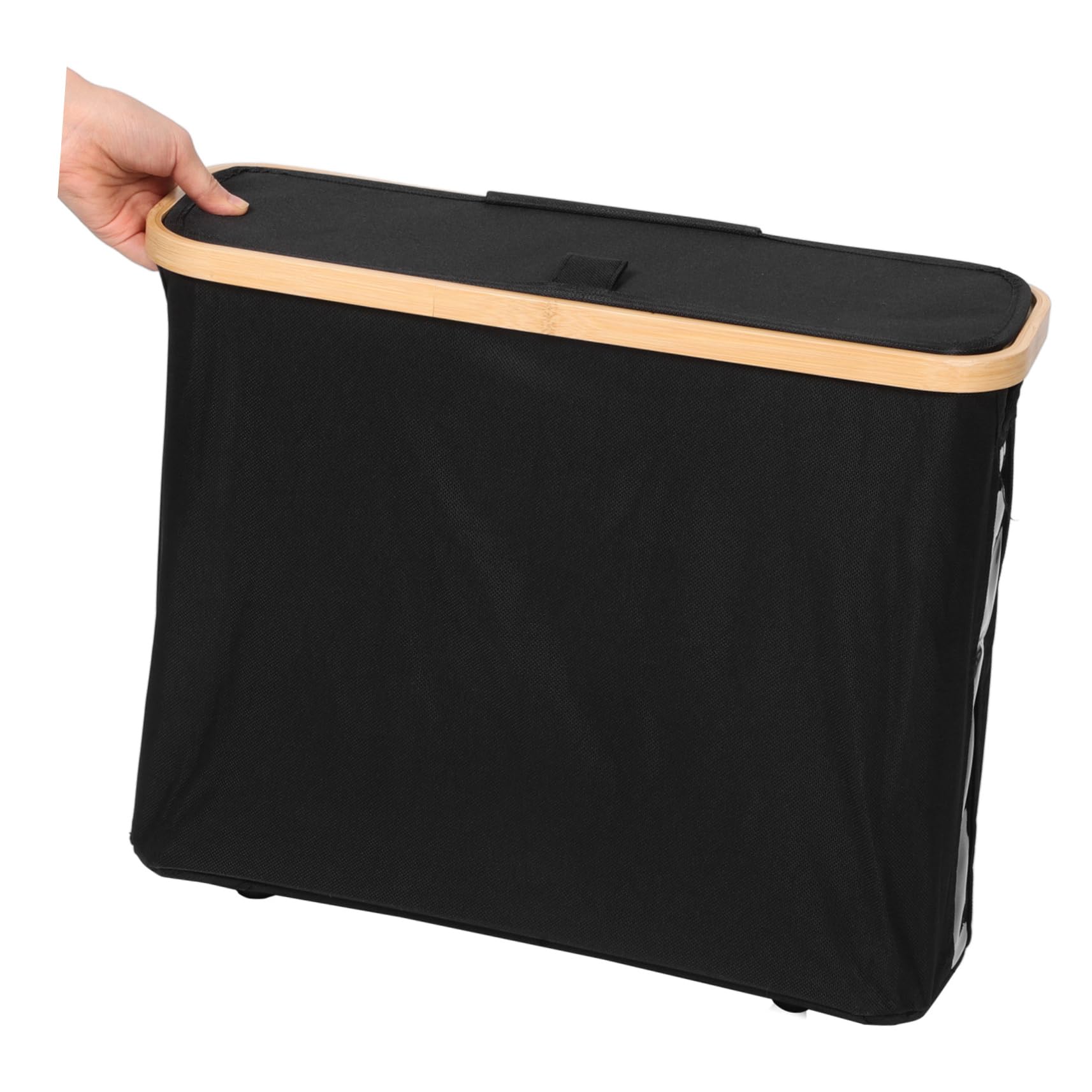 MAGICLULU Cesto para Papel Higiénico Cesta Decorativa Tapa Almacenamiento Organizador Baño