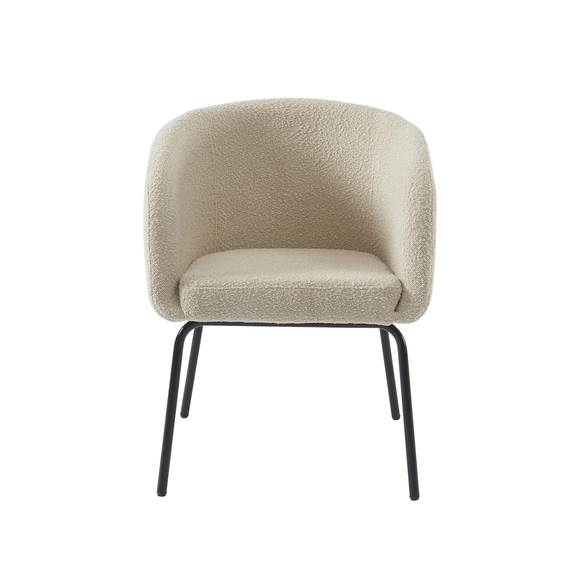 BAÏTA Sillón Belem de Tela Bouclette Beige