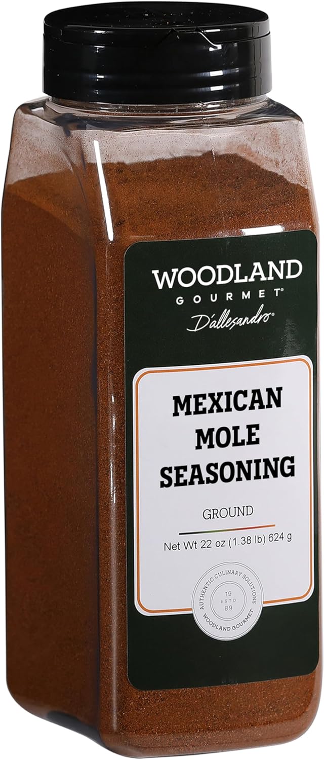 Mexican Mole Seasoning, 22 oz – Authentic Mole Spice Blend & Sauce Starter for Mole Sauce, Enchiladas & Braised Meats