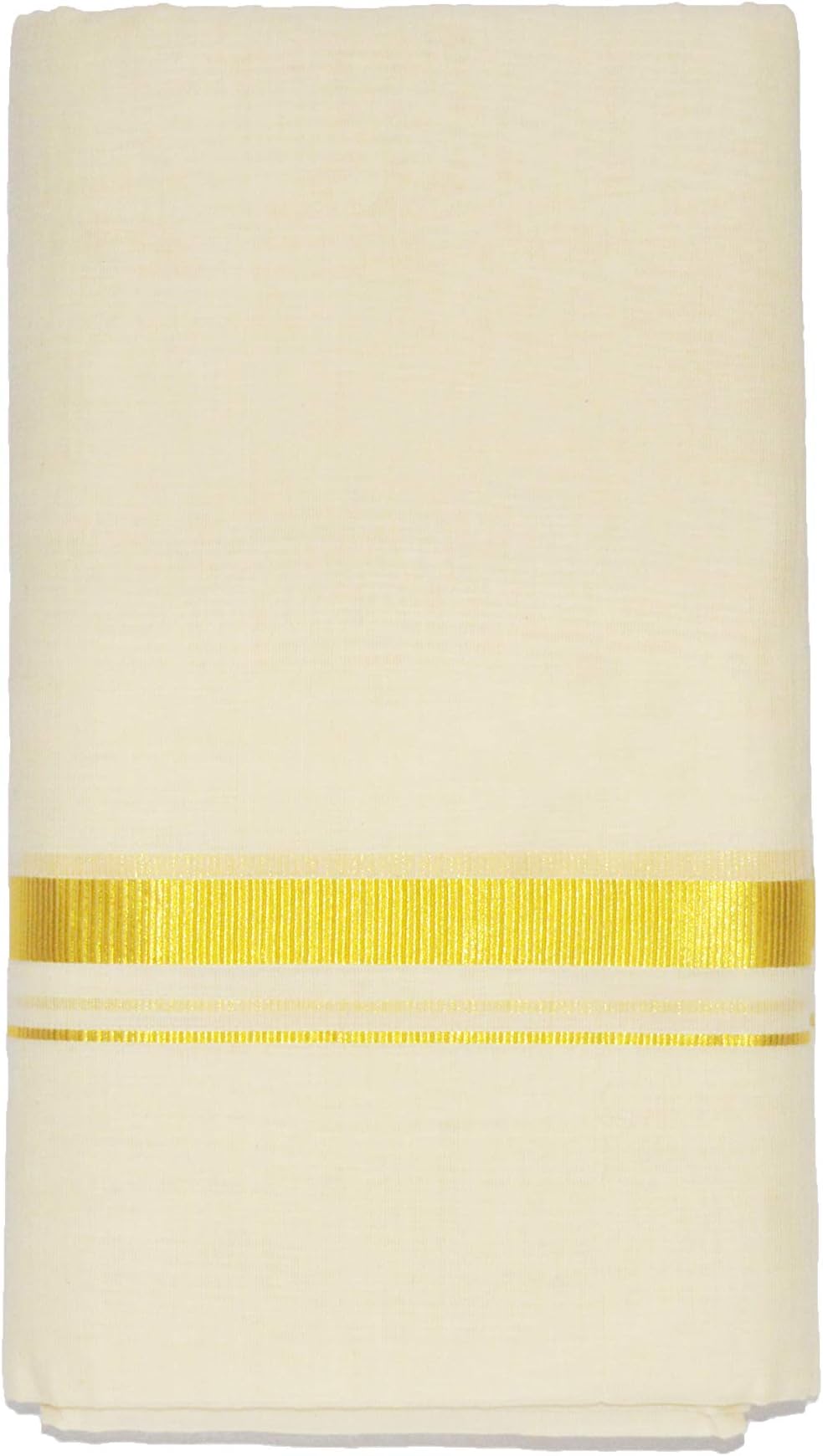 Men's Balaramapuram Handloom Kerala Traditional Mundu Dhoti (Free Size)