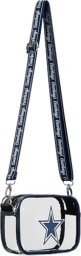 Miniatura 2 de FOCO NFL Team Logo Stripe Clear Crossbody Bag