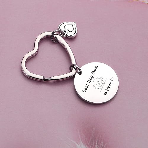 Miniatura 3 de JIUSHUN - Llavero para perro y mamá, joyería veterinaria, para amantes de las mascotas, regalo para el día de la madre, joyería para perros y