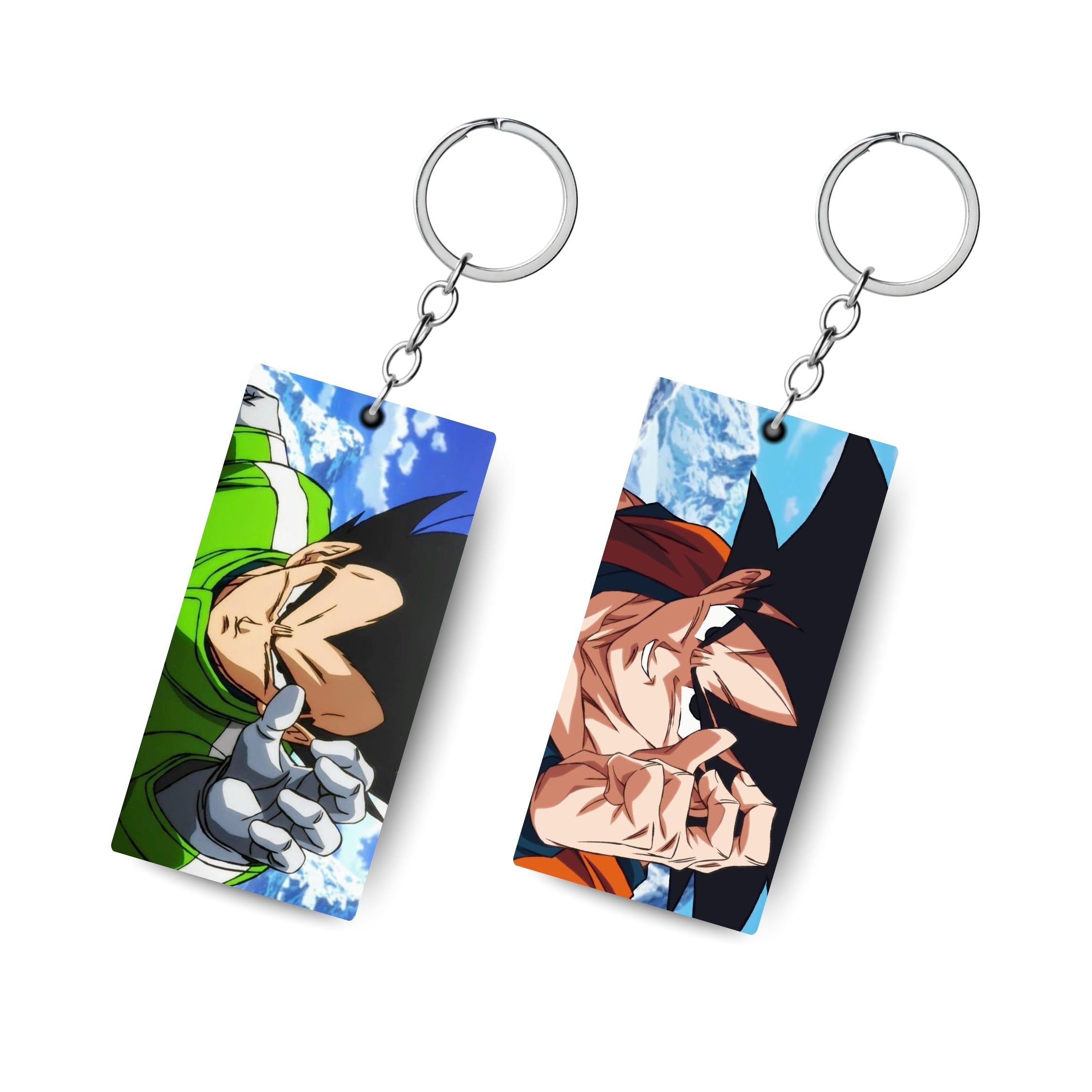 ADRAIL STORE Premium (Pack Of 2) Anime Printed Keychain For Bike