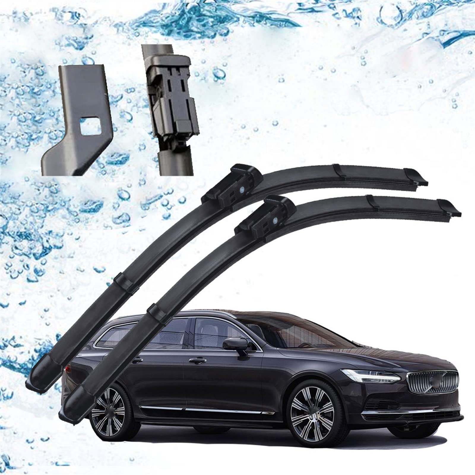 Coupe-Lames d'Essuie-Glace pour Balais Netsets sans Traces sur Volvo V90