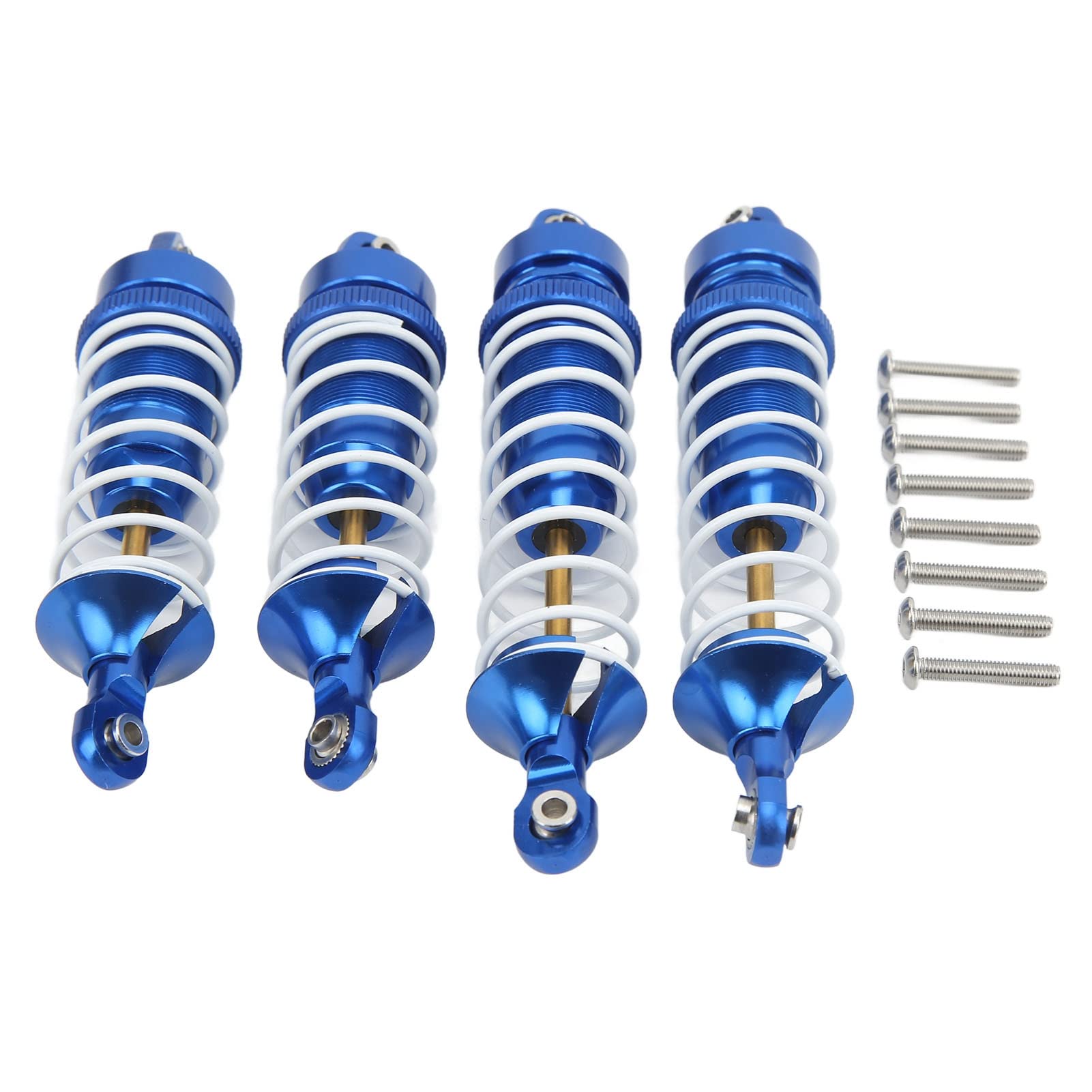 Amortyzator RC Amortyzator ze stopu aluminium Przód Tył Wymiana amortyzatora sprężynowego 1/10 Pojazd (Azul)
