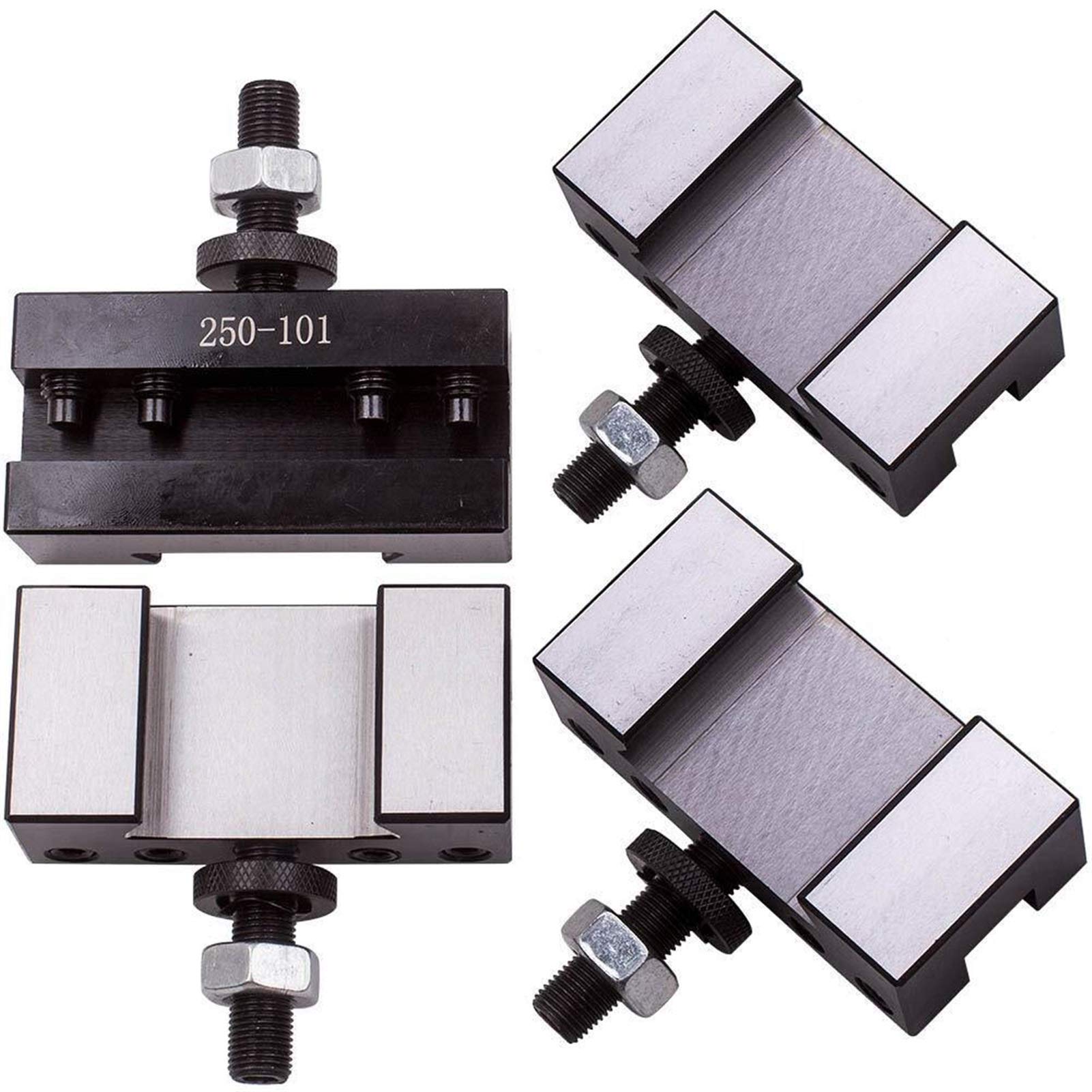 KEKEYANG Tools 4PCS Lathe Facing Holder for AXA Quick Change CNC Turning Tool 250-101 Drill