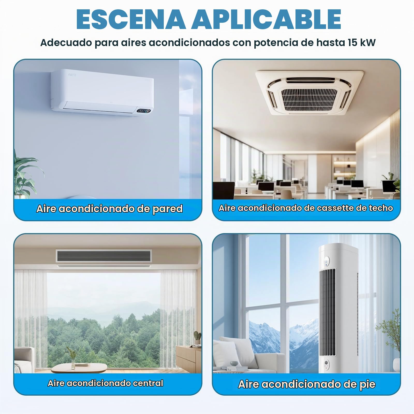 BAOSHISHAN Bomba de condensación, caudal 50 L/h, altura de descarga 12 m, incluye tubo de 5 m, bomba de agua de condensación adecuada para aire acondicionado de 8 kW