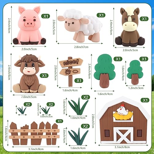 Miniatura 204 de Hooqict 26 piezas de decoraciones de pasteles de los años 80 y 90, decoraciones retro de los años 80 de hip hop con bolas de purpurina para cupcakes