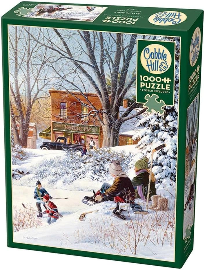 Cobble Hill 1000 Piece Puzzle - Getting Ready - Sample Poster Included