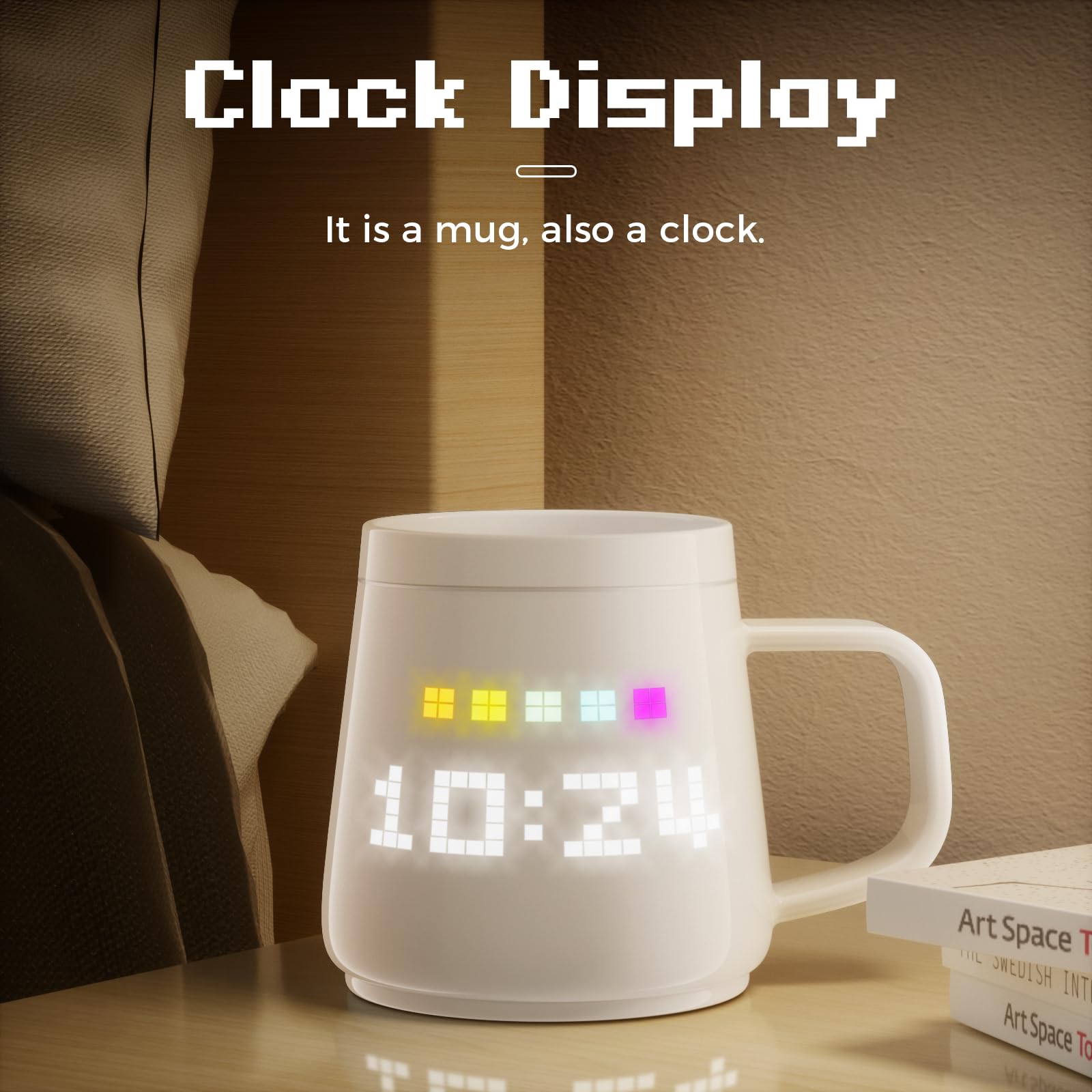 Amazon.com: PixelMug P1:AI-Enhanced Smart Mug with Pixel Display|DIY Pixel  Art|Remote Interaction|Coffee Temperature Tracking|App  Control|Clock|Personalized Gift for Thanksgiving,Birthday,Christmas,Right  Handle : Home & Kitchen