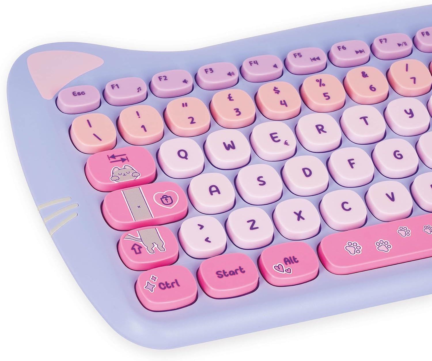 Legami Meow Wireless Keyboard Close-up