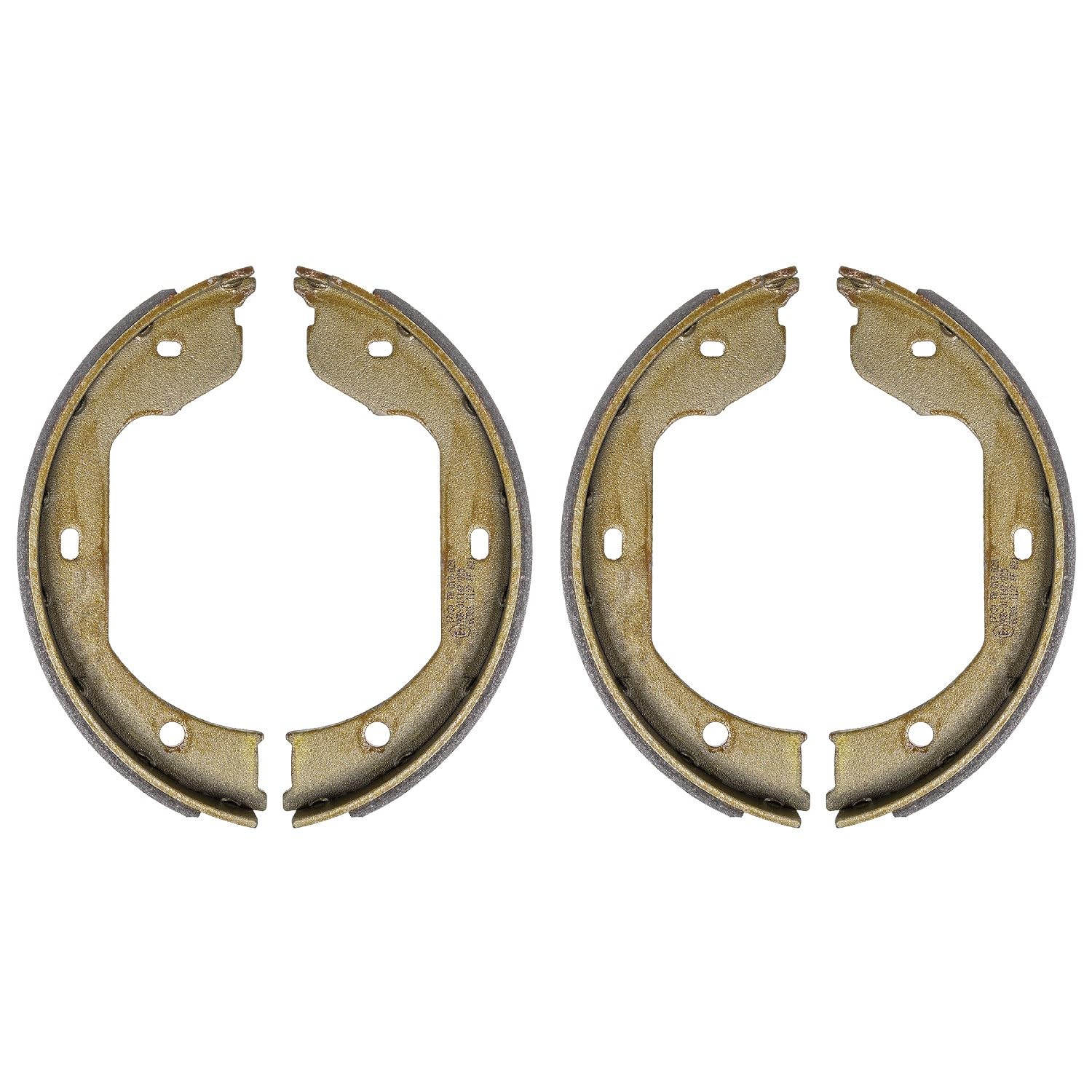 Handbrake Shoes Set fits BMW 730 E65 3.0 3.0D 03 to 08 Parking Blue Print New