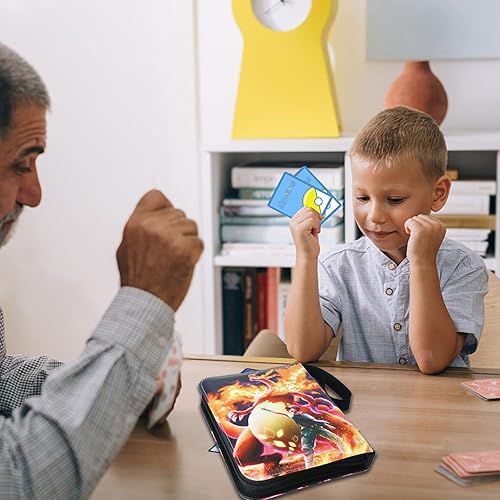 Miniatura 7 de Carpeta de tarjetas coleccionables para tarjetas carpetas de 9 bolsillos con 900 bolsillos organizador de libros con mangas apto para tarjetas de