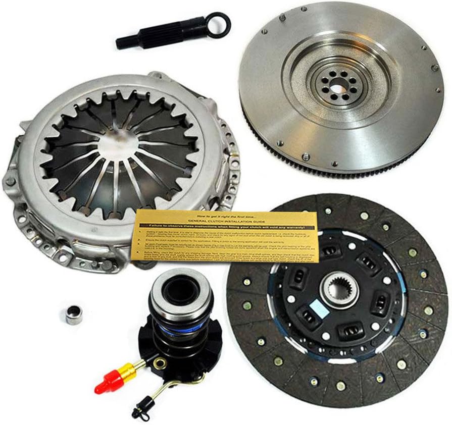 Complete Clutch Kit with Flywheel & Slave Cylinder for 2001-2011 Ford Ranger/Mazda B4000 / Explorer 4.0L V6 - EFT Performance Set