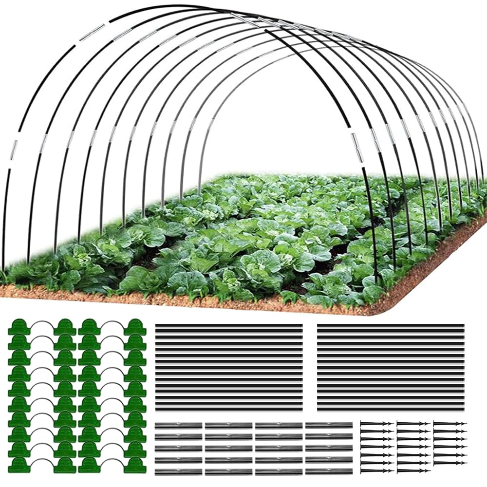 Anyingkai Gewächshausreifen Folientunnel,Bögen Für Folientunnel,Gartenreifen Hochbeet,Apfelpflücker,Apfelernter,Obstpflücker,teleskopstiel,Kirschenpflücker Windrad Vogelabwehr