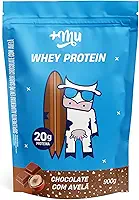 Whey Concentrado, Mais Mu, Sabor Chocolate c/Avelã, 20g de proteína - 900g
