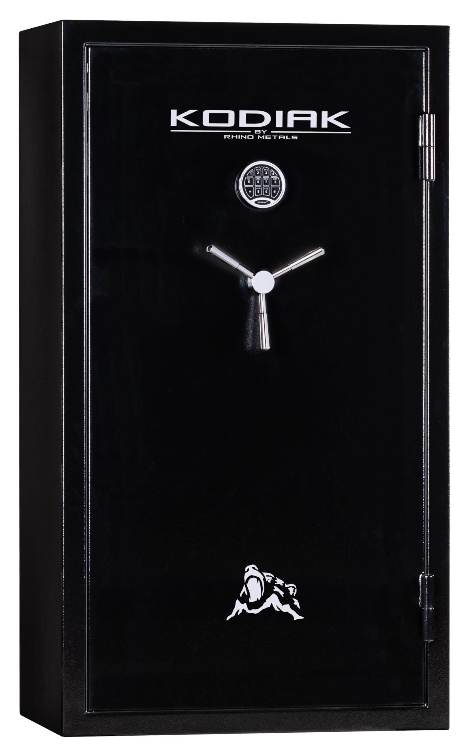 Kodiak Gun Safe for Rifles & Pistols, KBX5933 by Rhino Metals with New SafeX Security System, 46 Long Guns & 6 Handguns, 40 Minute Fire Protection, Door Organizer for Handguns & Ammo, 470lbs